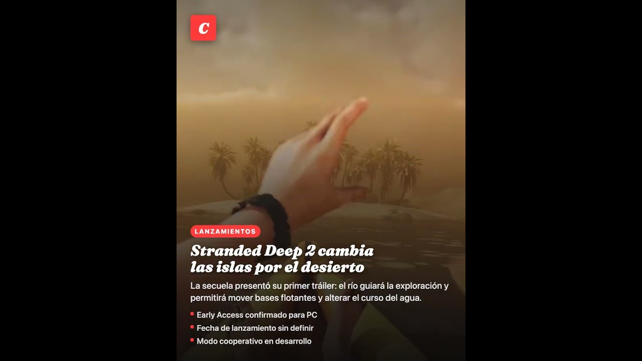 Stranded Deep 2 cambia las islas por el desierto