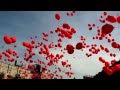флэшмоб, посвященный Дню Победы, запуск шаров, 10 мая 2013 г., Поклонная гора