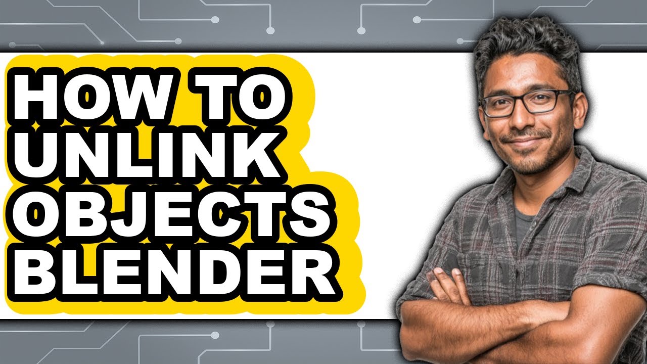 How to Unlink Objects Blender - Full Guide - YouTube