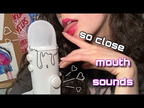ASMR The Microphone Is Tasty Mouth Sounds Too Close To The Mic
