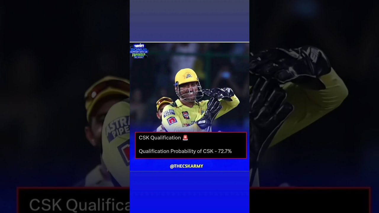 CSK PLAYOFF CHANCE 72%
