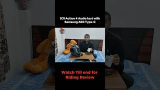DJI Action 4 Audio Test 🔥 Best Motovlog Setup For DJI Action Camera #dji #samsung #motovlog #bajaj