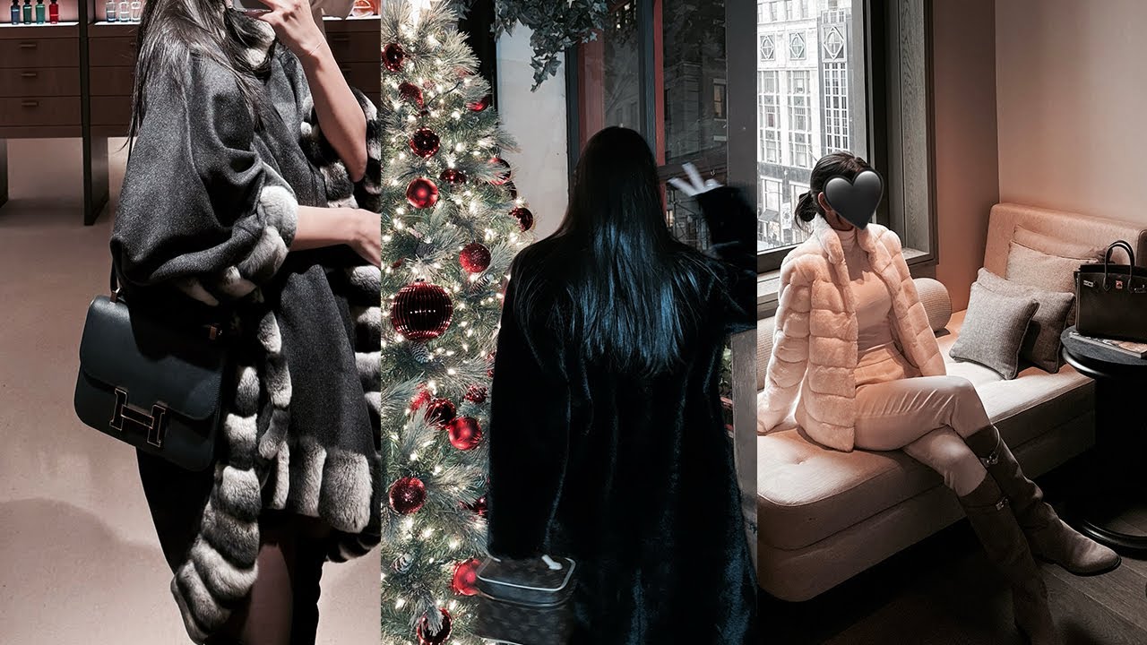 Trying on every WINTER FUR COAT I own ❄️🤍 (NO ADS) - YouTube