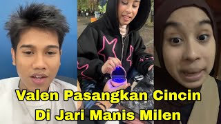 Download Lagu VALEN PASANGKAN CINCIN DI JARI MILLA, SO SWEET MAKASIH SAYANG MP3