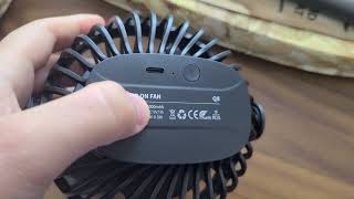 BDXXJ Portable Battery Fan- A MUST for every Desk