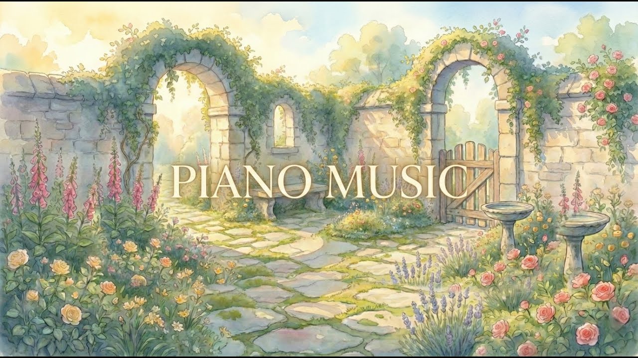The Secret Garden 🌿 비밀의 화원 감성의 잔잔한 피아노 연주곡 l 독서할 때, 자기 전 듣기좋은 음악 연속재생듣기 Relaxing Music | PIano music