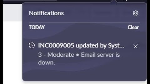 Notifications in the bell icon in ServiceNow Next Experience (Provider notifications)