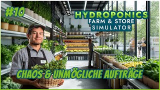 Wer soll DAS schaffen?! 😤 3 Fischarten, 100 Verkäufe 🐠 | Hydroponics Farm & Store Simulator #10 screenshot 5