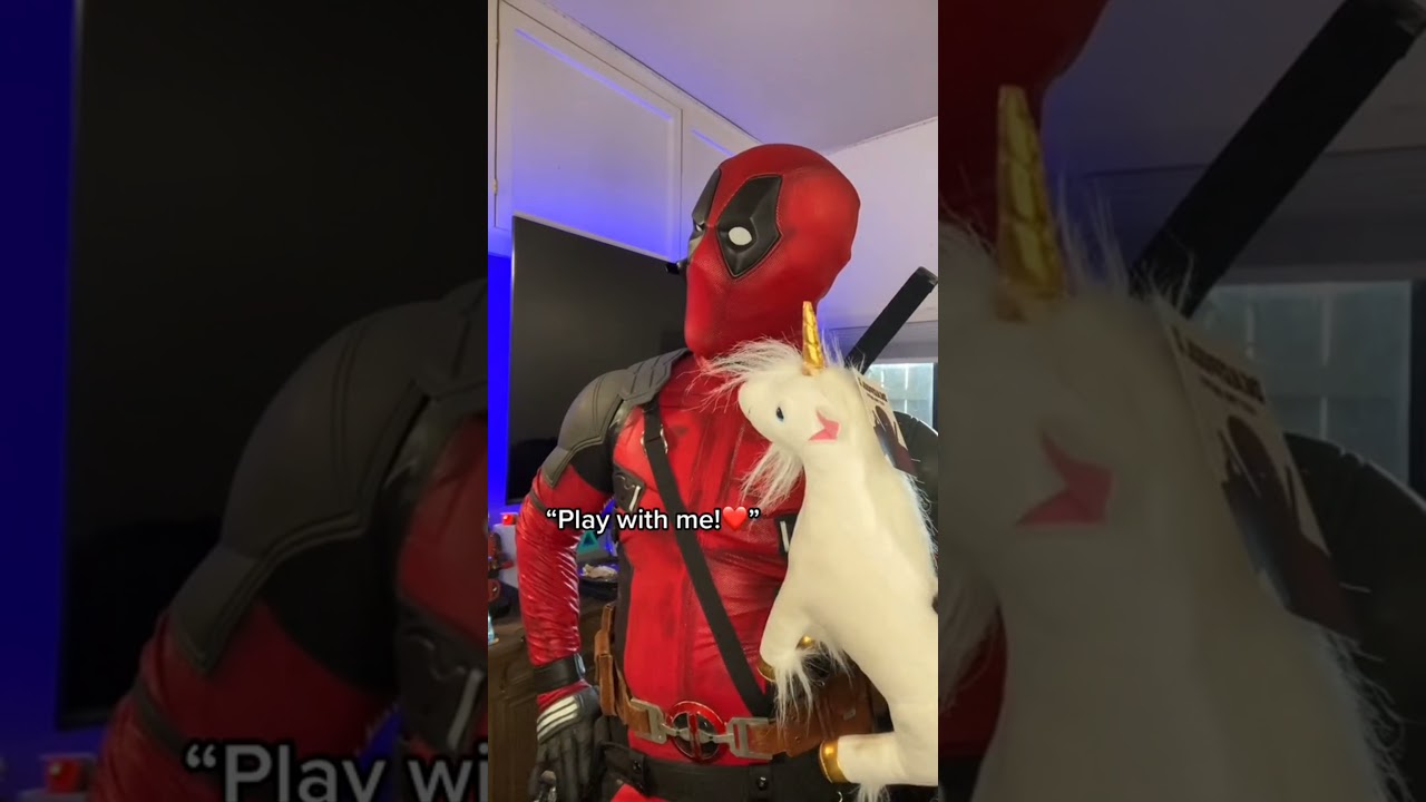 Unicorn🌈🦄 😏 #deadpool #unicorn #freetime #mcu #tlc #marvel #shorts
