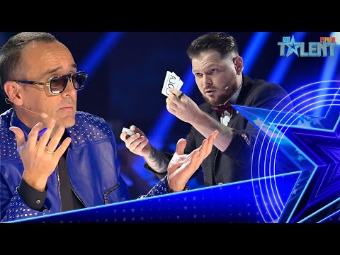 The TRICK of MAXENCE VIRE with the ID CARD of RISTO | Semifinal 3 | Spain&rsquo;s Got Talent 7 (2021)