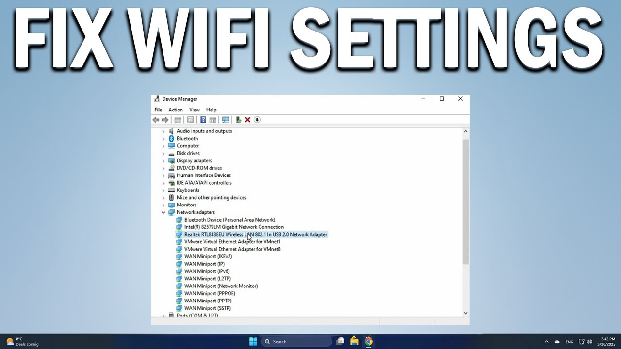 How To Fix WiFi Not Showing in Settings on Windows - YouTube