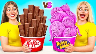 Desafío Comida de Chicle vs de Chocolate | Desafíos Divertidos por Multi DO Challenge