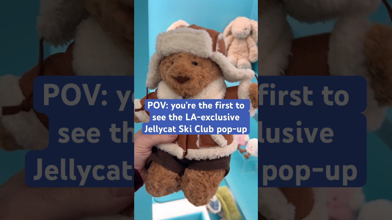 Торжественное открытие горнолыжного клуба Jellycat Ski Club и роскошные подарки – горнолыжный кос...