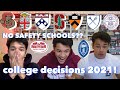 NO SAFETY SCHOOLS?? College Decision Reactions 2021!!! Princeton, Stanford, Penn, Cornell + MORE!