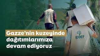 İddef, Gazzenin Kuzeyinde Gıda Ve Un Dağıtımı Yaptı
