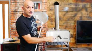 Klarstein piccolo forno a legna per pizza trasportabile - YouTube