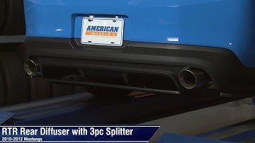 Mustang RTR Rear Diffuser with 3pc Splitter (10-12 All) Review