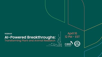 WEBINAR: AI-Powered Breakthroughs: Transforming Plant and Animal Research