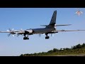 Tupolev Tu-22M3 in a scheduled flight over the Baltic Sea