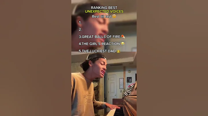 Ranking UNEXPECTED SINGING voices! 🤩 #shorts