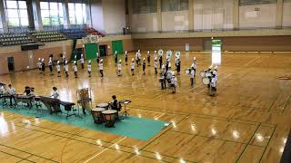 20180831大川市民体育館マーチングフェスティバルランスルー