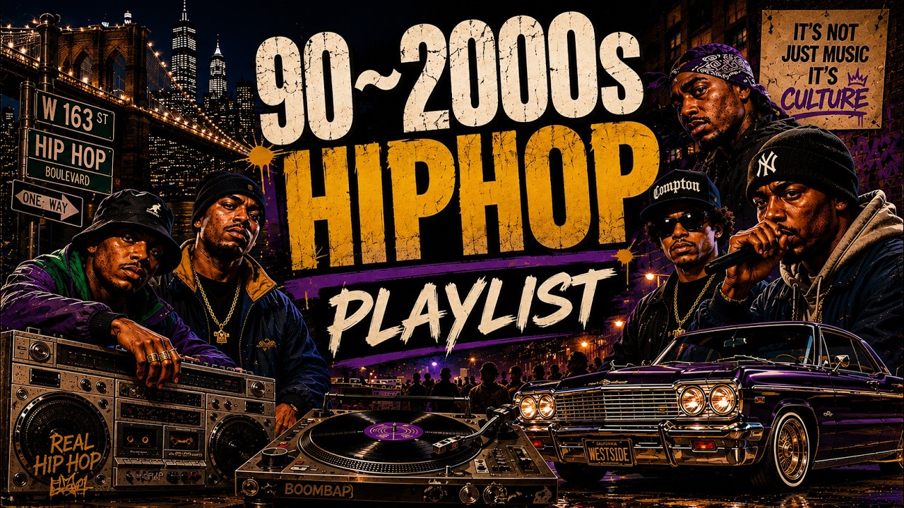 🎧 90s–2000s Old School Hip Hop Playlist | Boom Bap & G-Funk