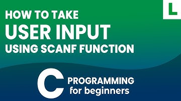 How to Take User Input using scanf function in C Programming Language |  Tutorial for Beginners