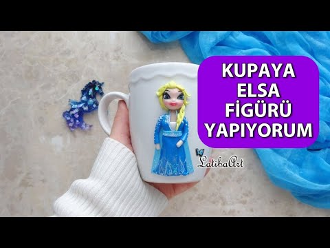 Elsa Çizgi Film Karakteri Yapımı / Polimer Kil/ Elsa, Fimo, Polymer Clay , Frozen