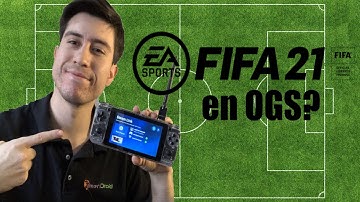 Jugando FIFA 21 en ODROID-GO Super