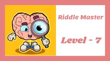Riddle Master Level 7 Walkthrough