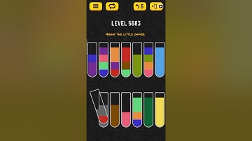 Water sort puzzle level 5683
