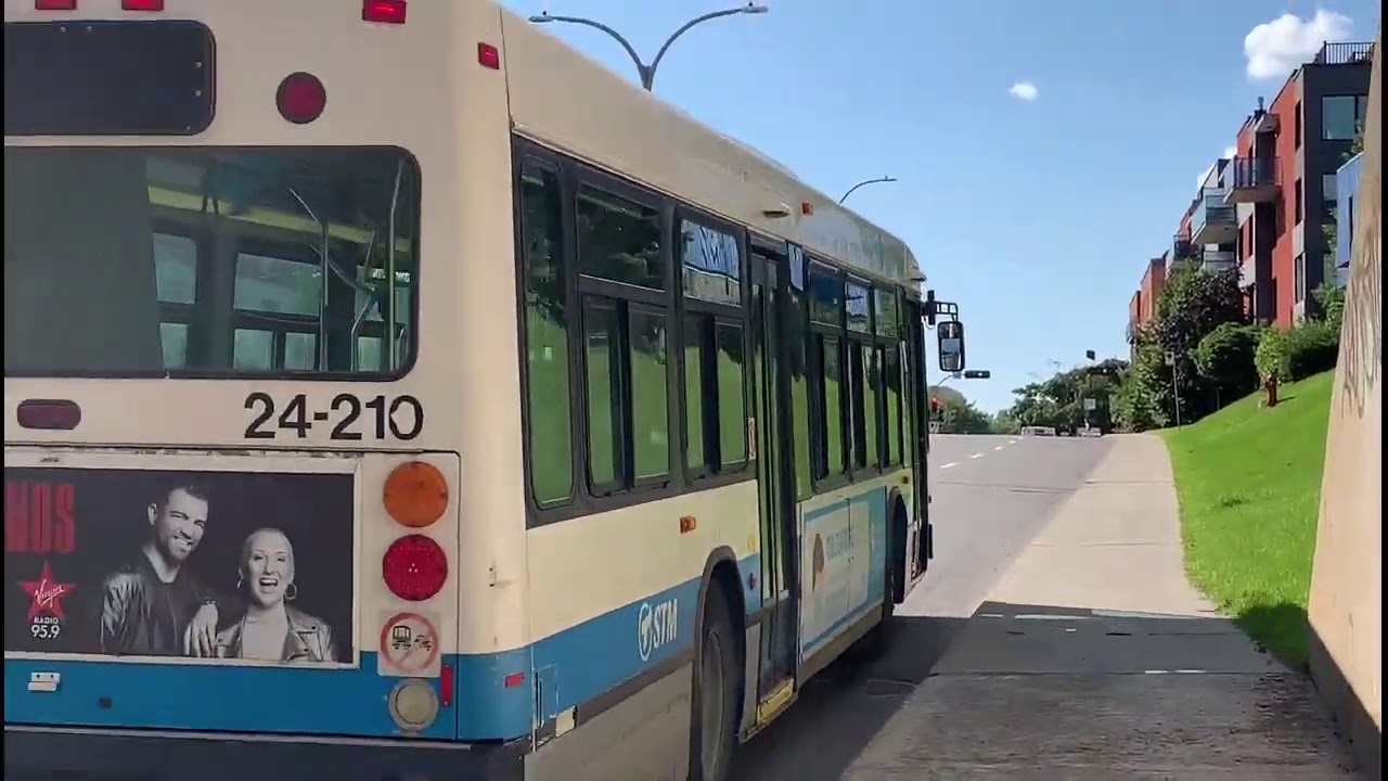 MONTREAL STM BUSSES IN ACTION AUGUST 2020
