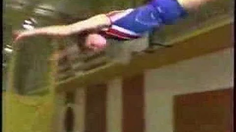 Kent Simmons tumbling 1993 Physics demo video