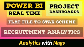 HR Analytics Recruitment Analysis | Flat file to Star Schema  Power BI Project Dashboard (6/30)