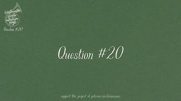 Question #20 (Westminster Shorter Catechism Songs)