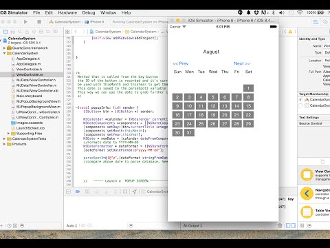 Objective C Calendar 1