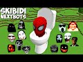 SURVIVAL GIANT SKIBIDI TOILET SPIDER-MAN and SCARY NEXTBOTS in Minecraft - Gameplay - Coffin Meme