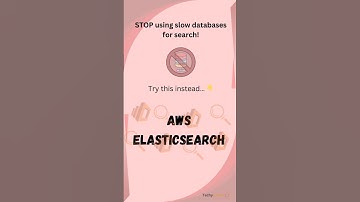 What is AWS OpenSearch (Elasticsearch)? 🤔 #shorts #aws #elasticsearch #search