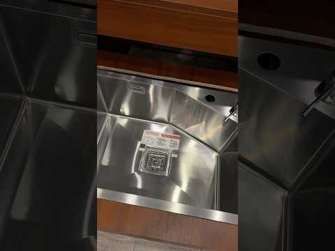 Мойка кухонная Platinum Handmade 58*43B HSB (квадратный сифон 3,0/1,0), видео 1