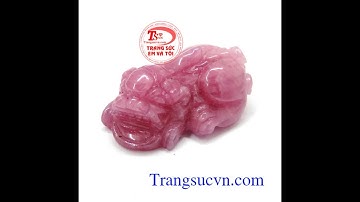 Tỳ hưu đá ruby thiên nhiên TSVN, TSVN013444