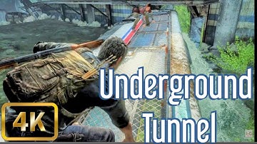 The Last of us Remastered || Flooded underground tunnel