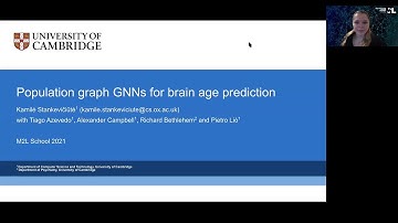 2021 Population Graph GNNs for brain age prediction - Kamile Stankeviciute [Outstanding poster awrd]