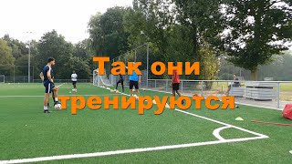 Техника футбола.  Тренировка юношей