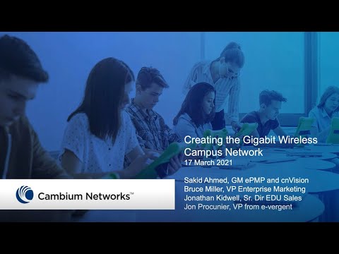 Webinar Replay: Creating Gigabit Wireless Networks for Education Campuses