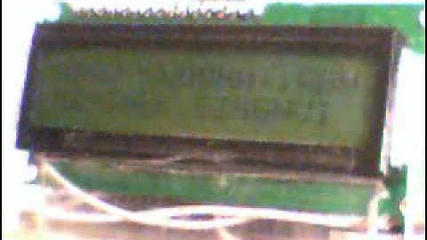 LCD interfacing using Atmega16