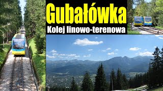 Kolej linowo-terenowa na Gubałówkę (Zakopane Gubałówka mijanka) / film archiwalny /