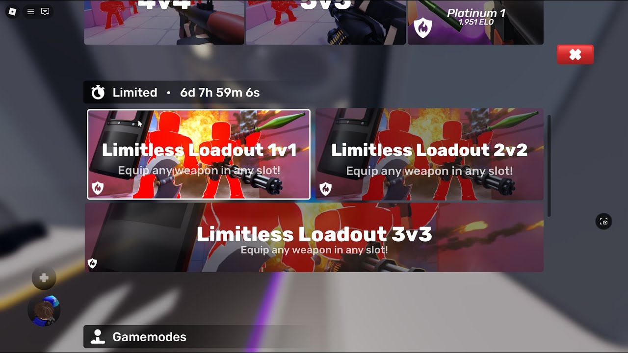 Playing Limitless Loadout - Roblox Rivals - YouTube