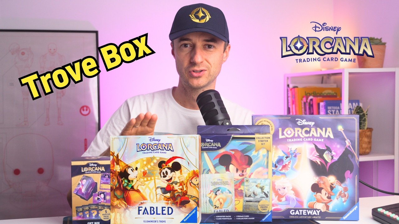 Disney Lorcana Trove Box opening 🔥 Fabled - YouTube