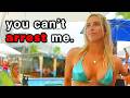 When ENTITLED Beautiful Women Go Wild Against the Cops